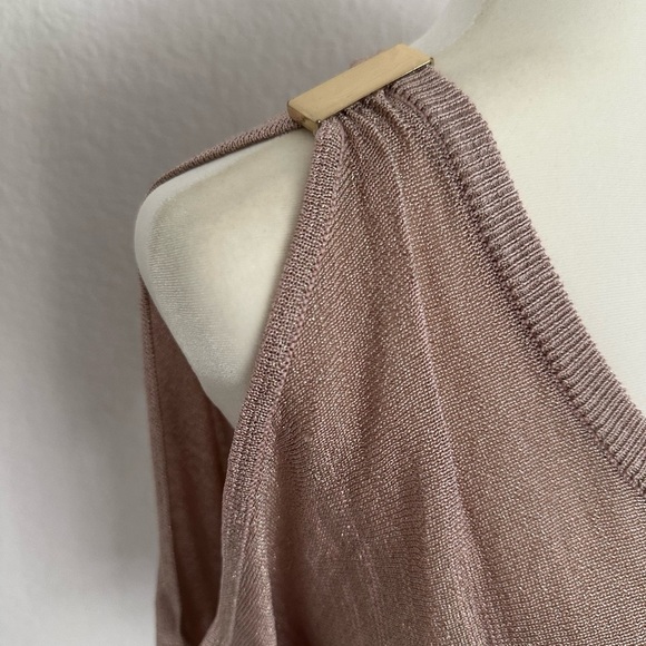 INC International Concepts Off-the-Shoulder Sweater - Taupe - Picture 3 of 6